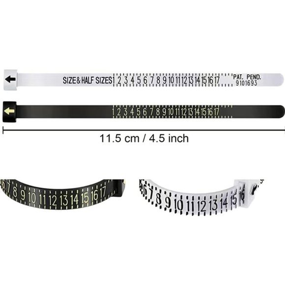 2pcs Set Ring Sizer Measuring Tool - Picture 2 of 5